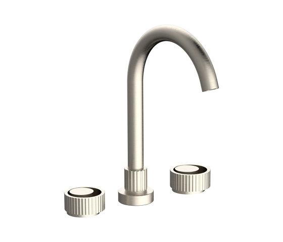 Orology | 3 Hole Basin Mixer Without Waste | Robinetterie pour lavabo | BAGNODESIGN