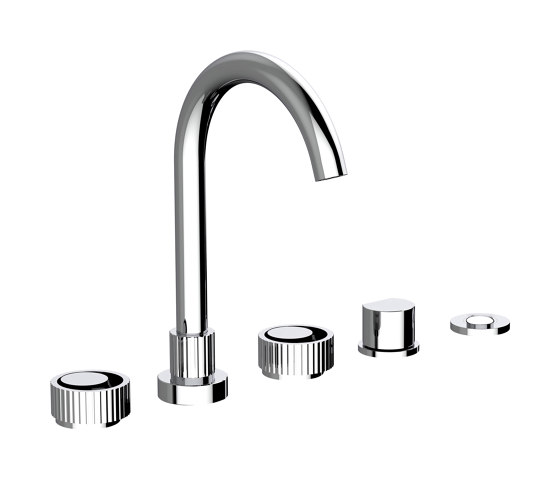 Orology | 5 Hole Bath/Shower Mixer Without Hand Shower | Bath taps | BAGNODESIGN