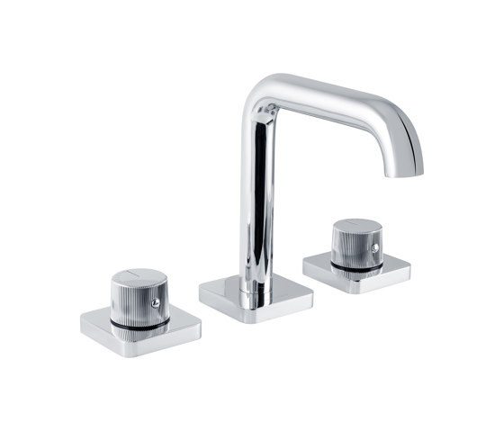 Stereo FM | 3 Hole Basin Mixer Without Waste | Robinetterie pour lavabo | BAGNODESIGN