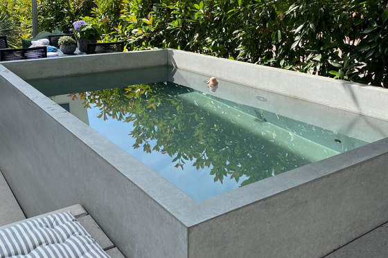 Fountains | dade bathing pool 200/120/75 | Baignoires d'extérieur | Dade Design AG concrete works Beton