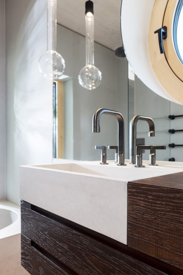 dade JARON 90 washstand furniture | Wash basins | Dade Design AG concrete works Beton