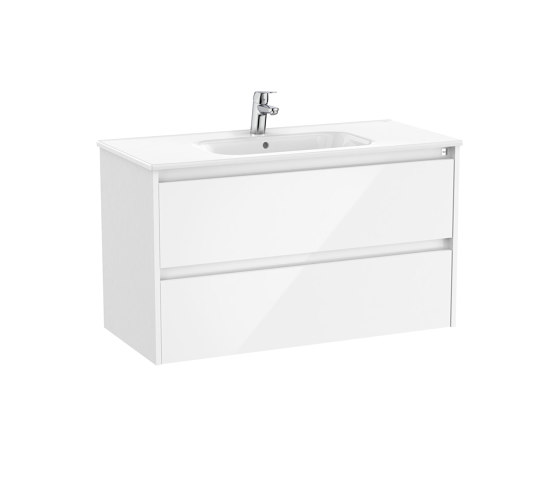 Tenet | Vanity unit | Gloss white | Meubles sous-lavabo | Roca