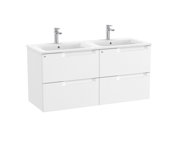 Aleyda | Vanity unit | White matt | Mobili lavabo | Roca