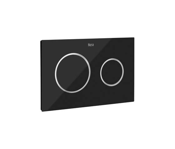 In-Wall | PL10 | Black with glass | Flushes | Roca