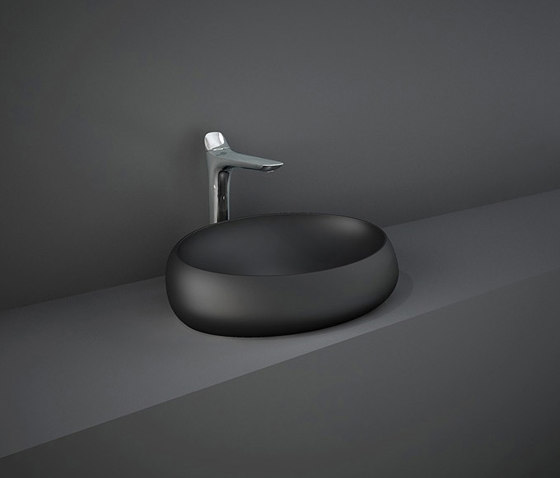RAK-CLOUD | Countertop washbasin | Matt Black | Lavabi | RAK Ceramics
