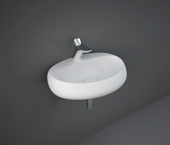 RAK-CLOUD | Wall-mounted washbasin | Matt White | Wash basins | RAK Ceramics