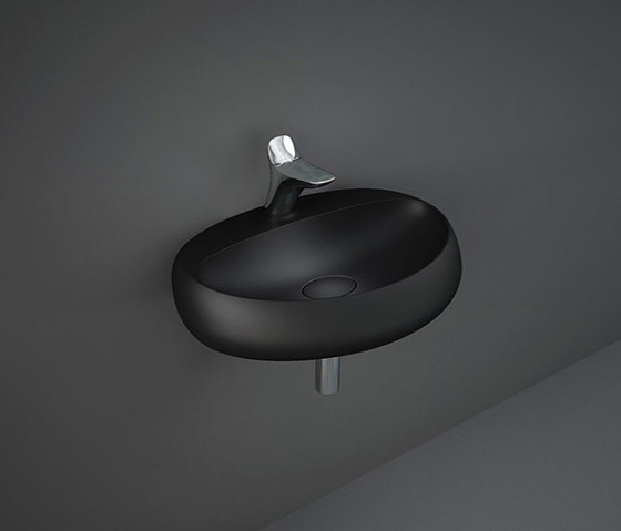 RAK-CLOUD | Wall-mounted washbasin | Matt Black | Waschtische | RAK Ceramics