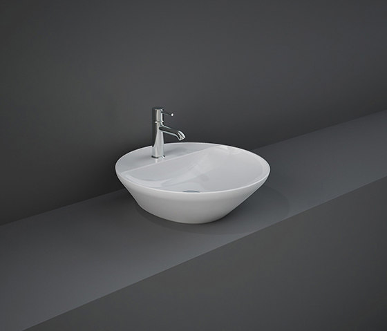 RAK-VARIANT | Round Countertop washbasin with tap hole | Lavabi | RAK Ceramics