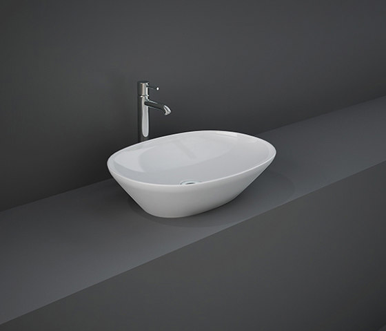 RAK-VARIANT | Oval Countertop washbasin without tap hole | Lavabi | RAK Ceramics