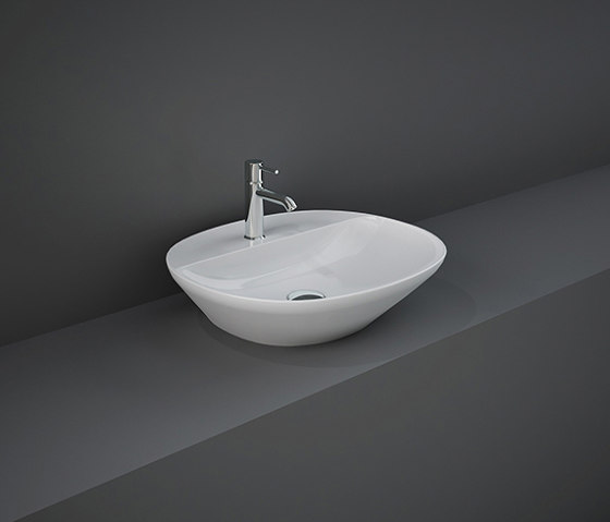 RAK-VARIANT | Oval Countertop washbasin with tap hole | Lavabos | RAK Ceramics