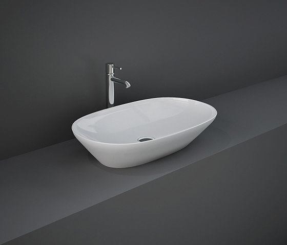 RAK-VARIANT | Oval Elongated Countertop washbasin without tap hole | Wash basins | RAK Ceramics