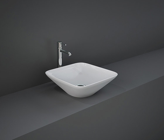 RAK-VARIANT | Squared Countertop washbasin without tap hole | Lavabi | RAK Ceramics