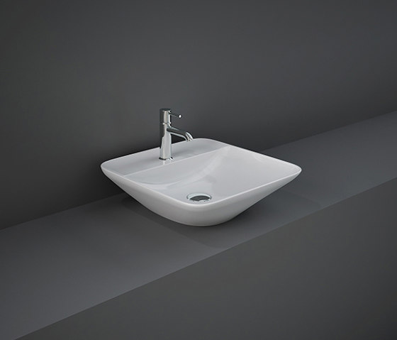 RAK-VARIANT | Squared Countertop washbasin with tap hole | Wash basins | RAK Ceramics