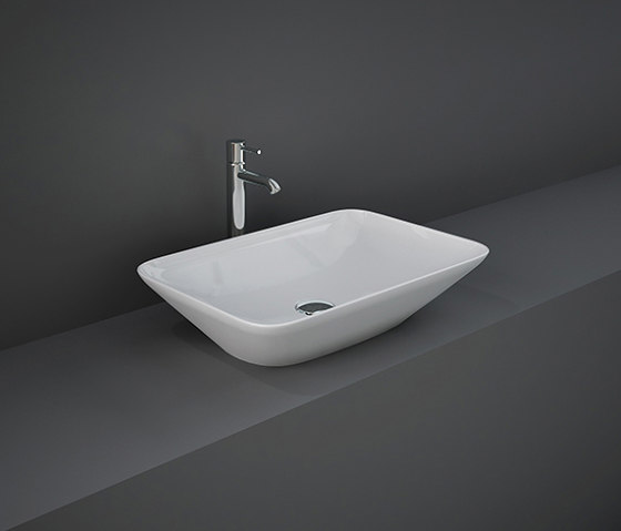 RAK-VARIANT | Rectangle Countertop washbasin without tap hole | Lavabos | RAK Ceramics