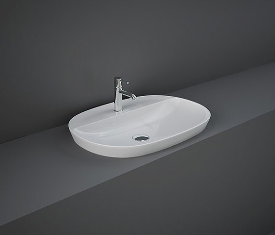 RAK-VARIANT | Oval Elongated Drop in Washbasin with tap hole | Lavabos | RAK Ceramics