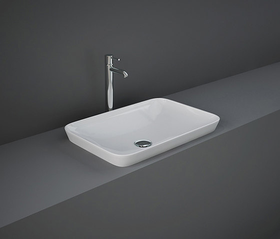 RAK-VARIANT | Rectangle Drop in Washbasin without tap hole | Lavabos | RAK Ceramics