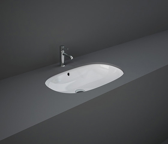 RAK-VARIANT | Oval Elongated Undercounter Washbasin | Wash basins | RAK Ceramics