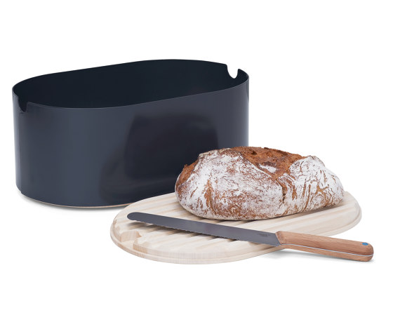 Krume | bread box, anthracite grey RAL 7016 | Kitchen accessories | Magazin®