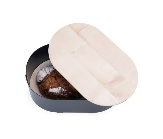 Krume | bread box, anthracite grey RAL 7016 | Kitchen accessories | Magazin®