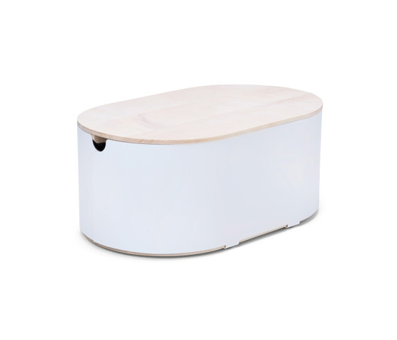 Krume | bread box, pure white RAL 9010 | Kitchen accessories | Magazin®