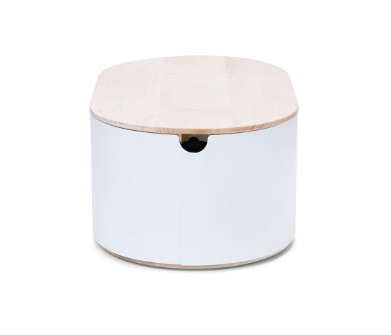 Krume | bread box, pure white RAL 9010 | Kitchen accessories | Magazin®