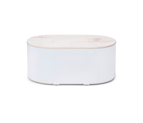 Krume | bread box, pure white RAL 9010 | Kitchen accessories | Magazin®