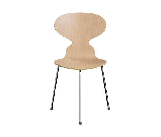 Ant™ | Chair | 3100 | Beech | Chrome base | Chairs | Fritz Hansen
