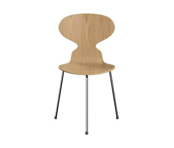 Ant™ | Chair | 3100 | Oak | Chrome base | Chaises | Fritz Hansen
