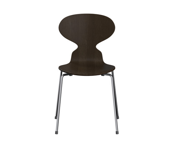Ant™ | Chair | 3101 | Full dark stained oak | Chrome base | Sedie | Fritz Hansen