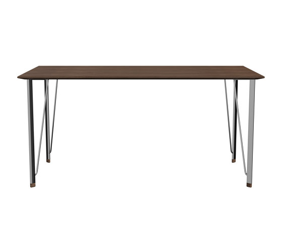 FH3605™ | Desk | Walnut | Chromed steel base | Scrivanie | Fritz Hansen