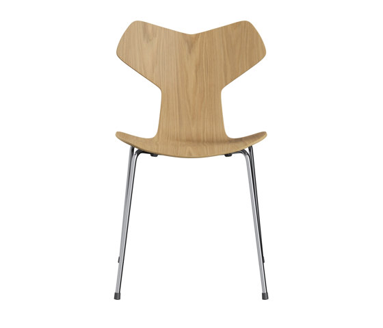 Grand Prix™ | Chair | 3130 | Oak | Chrome base | Sillas | Fritz Hansen
