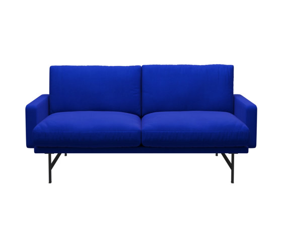 Lissoni Sofa™ | PL112S | Textile | Black steel base | Sofás | Fritz Hansen