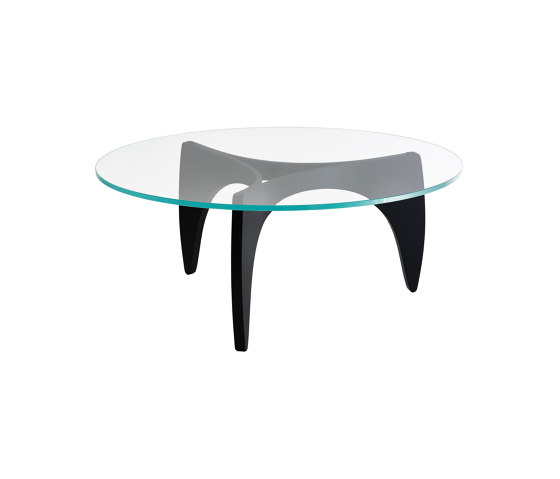 PK60™ | Coffee table | Glass | Black coloured ash base | Couchtische | Fritz Hansen