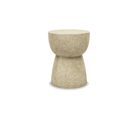 Pigalle Travertine S Size Concrete Coffee Table | Tavolini alti | SNOC