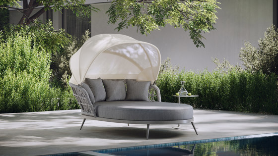 Muse Silver Daybed | Lettini / Lounger | SNOC