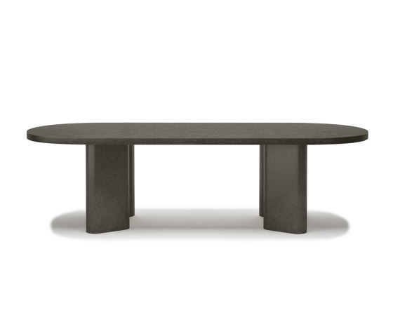 Huxley Concrete Anthracite Dining Table For 8 | Dining tables | SNOC