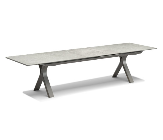 Baixa Charcoal Extended Dining Table For 12 | Dining tables | SNOC