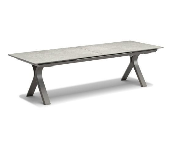 Baixa Charcoal Extended Dining Table For 12 | Dining tables | SNOC