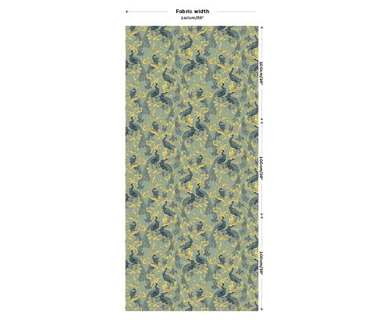 Arcadia Fabric - Light Green | Drapery fabrics | Feathr