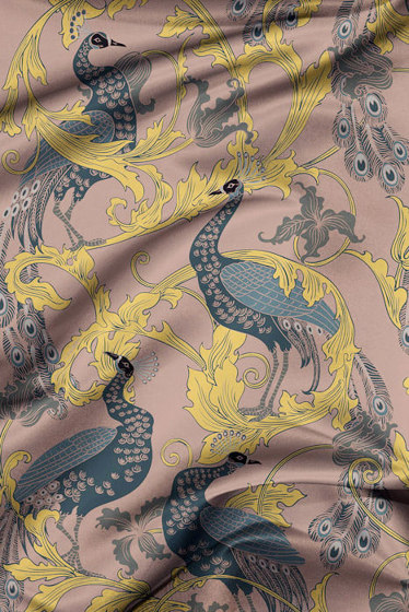 Arcadia Fabric - Pink | Dekorstoffe | Feathr
