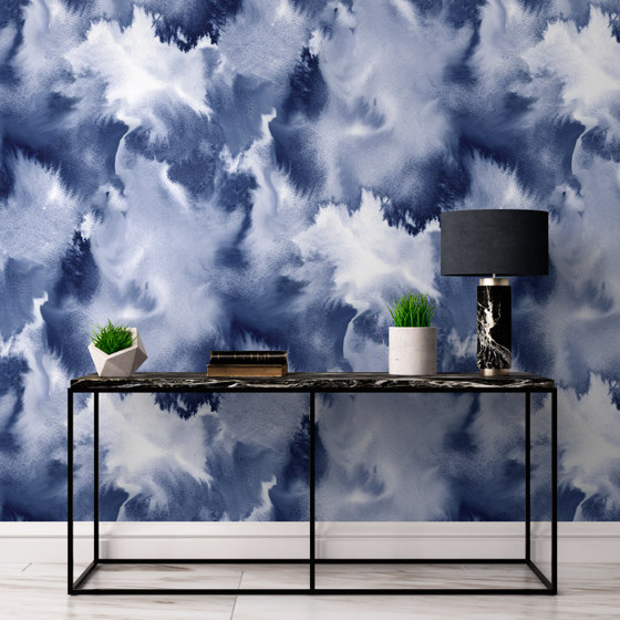 Baltic Sea - Blue | Wall coverings / wallpapers | Feathr