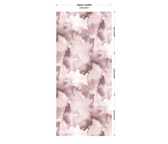 Baltic Sea Fabric - Rose | Drapery fabrics | Feathr