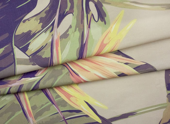 Bird of Paradise Fabric - Cream | Tissus de décoration | Feathr