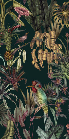 Birds Birds - Deep Green | Revêtements muraux / papiers peint | Feathr
