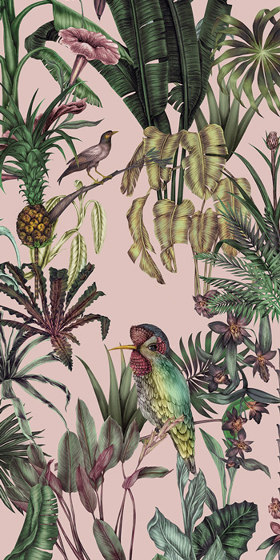 Birds Birds - Pink | Wandbeläge / Tapeten | Feathr
