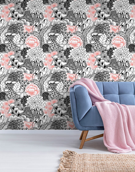 Bloom - Blush | Wall coverings / wallpapers | Feathr