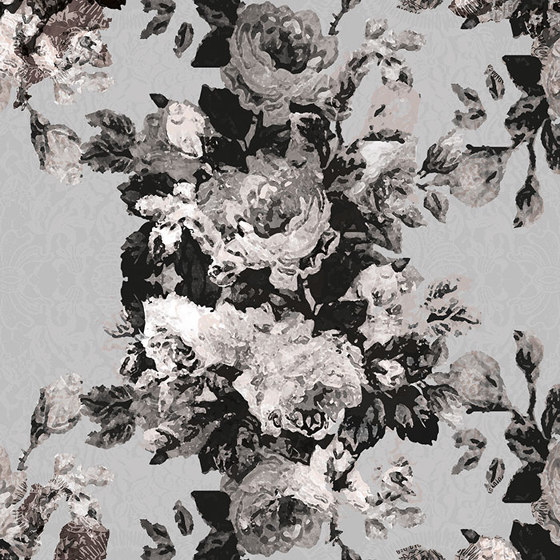 Bloom Garden - Grey | Wandbeläge / Tapeten | Feathr