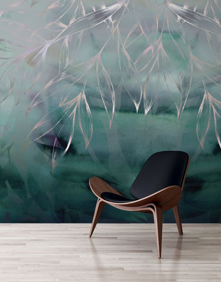 Botanical Storm - Jade | Wall art / Murals | Feathr