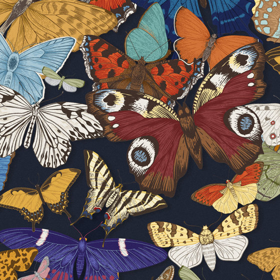 Butterfly Grove - Night | Revêtements muraux / papiers peint | Feathr