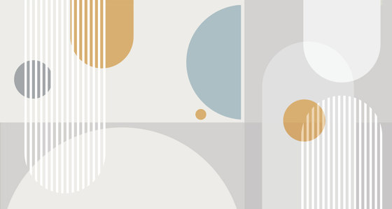 Carnaby - Grey & Orange | Quadri / Murales | Feathr